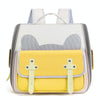 Large Cat Backpack Carrier, Breathable, Yellow, Model 7