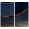 4 PCS/Set Universal Car Styling PVC Car Door Edge Anti Collision Sticker Door Anti-Rub Strips Car Door Scratch Protector(Orange)