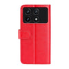 For Xiaomi Redmi K70 R64 Texture Horizontal Flip Leather Phone Case(Red)