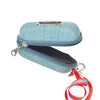Dog Poop Bag Dispenser, Linen, Grey, Reflective, 10x5.5cm