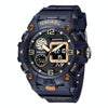 SMAEL 8055 Large Dial Sports Outdoor Waterproof Luminous Multifunctional Electronic Watch(Deep Blue)