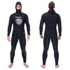 SLINX Thickened Long-sleeved Split Wetsuit With Headgear, Size: XXL(Pants)