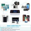 A9 Plus (Global Version) Multi-function AC 100V~240V 8 Ports USB Digital Display LCD Detachable Charging Station Smart Charger with Wireless Charger,Support QC3.0 (White)