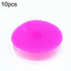 10pcs Cleaning Pad Wash Face Facial Exfoliating Brush SPA Skin Scrub Cleanser Tool(Rose Red)