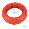 8.5 Inch Shock-absorbing Semi-solid Honeycomb Tire for Xiaomi M365 Electric Scooter(Red)