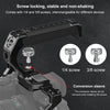 PULUZ Arri Metal Silicone Top Handle with Cold Shoe Mount for Mirrorless Camera Cage Stabilizer (Black)