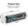 D3156 Car Colorful Lights MP3 Player Supports Voice Assistant / FM(Black)