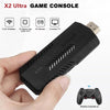 X2 Ultra Video Game Stick Console With 2.4G Double Wireless Controller 128GB