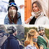 YIPINU YPU-2 Autumn / Winter Warm Outdoor Cycling Windproof Fleece Bib, Size: Free Code(Gray Powder)