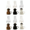 Retro Luminous Kerosene Lamp Christmas Simulation Oil Lamp Decoration, Spec: Shaking (Black)