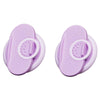 1pair Mute Separated Waist Twisting Disc Household Body Shaping Fitness Equipment(Purple)