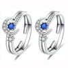 2pcs J259 Ladies Romantic Star Moon Stacked Open Rings(Adjustable)
