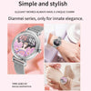 KC06 Women Menstrual Period Smart Watch Bracelet, Blood Pressure / Heart Rate Monitoring, Steel Strap(Silver)