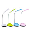 2 PCS Flexible Adjustable Portable Bedroom Reading Desk Lamp LED Night Light for Children(Pink)