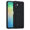 For Samsung Galaxy A06 4G / 5G Card Slot Design Shockproof TPU Phone Case(Black)