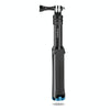 RUIGPRO One-piece Handheld Tripod Selfie Stick Telescopic Monopod Mount for GoPro, Insta360, DJI and Other Action Cameras(Black)