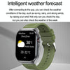 ET585 2.04 inch Silicone Strap IP68 Waterproof Smart Watch, Support ECG / Blood Composition Measurement(Blue)