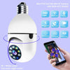 1080P WiFi Light Bulb Camera E27 | Panoramic Security Cam | Night Vision