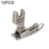 10 PCS P351 Industrial Sewing Machine Flat Car Presser Foot Presser Foot Flat Sewing Machine Presser Foot, Style:Iron