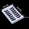 7pairs /Box Faux Mink False Eyelashes C-Curved Elongated Eyelashes FX-S225
