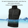 Winter Smart Dual-control 13-zone Charging Heating Vest, Size: S(Black)