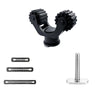 Canoe Paddle Fishing Rod Holder Rail Bracket Kayak Accessories, Specification: 6x25mm T-bolt