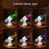 280ml Volcano Cup Rotating Air Humidifier Mini Colorful Ambient Light Car Aroma Diffuser(White)