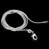 Silver-plated Snake Bone Chain Necklace Female Thin Necklace