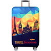 Luggage Thickening Wear-resistant Elastic Anti-dust Protection Cover, Size: S(European Sights)