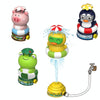 Animal Rotating Sprinkler Flying Children Water Toys, Style: Pig + 2 Joints + 5m Tube