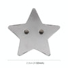 Star Pattern Car Metal Body Decorative Sticker (Silver)