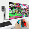 Multi-Function Projection And Charging AC Adapter Base Support Android/PC/Lite For Switch, Specifications:Black+UK Plug