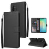 For Samsung Galaxy A26 5G 3-Card Slots Multifunctional Leather Phone Case(Black)