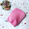 Sponge Bath Wipe One-sided Hand Bath Towel(Pink)