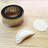 3 PCS Stainless Steel Round Dumplings Wrappers Molds Set Cutter Maker Tools(Sawtooth)