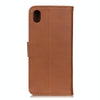 For Alcatel 1B 2020 /Alcatel 1A 2020 Cowhide Texture PU + TPU Horizontal Flip Leather Case with Holder & Card Slots & Wallet(Brown)