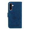 For Samsung Galaxy A36 5G / A56 5G Butterfly Rose Embossed Leather Phone Case(Blue)