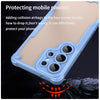 For Samsung Galaxy S25 Ultra 5G Armor Glaze PC Hybrid TPU Phone Case(Blue)
