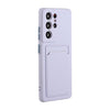 For Samsung Galaxy S25 Ultra 5G Card Slot Design Shockproof TPU Phone Case(Purple)