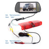 PZ478 Car Waterproof 170 Degree Brake Light View Camera + 7 inch Rearview Monitor for Chevrolet Express Van / CMC Savana Van