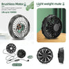 Women Summer Cooling Air-conditioning Clothes Jacket Include 2 5V Portable Fans, Size: XXL(White)