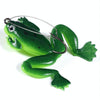 HENGJIA FO100 10pcs Anti-Hanging Bottom Floating Frog Black Fish Fake Bait Thunder Frog Bait, Size: 6cm 5g(Dark Green)