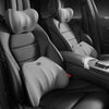 Automotive Memory Foam Backrest Headrest Car And Home Soft Cushion Lumbar Pillow Backrest, Style: Headrest Gray