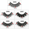 8pairs /Box Naturally Thick Eyelashes Large Curvature Curling False Eyelashes G882
