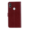 Rose Embossed Horizontal Flip Environmental PU Leather Case for Xiaomi Redmi S2, with Holder & Card Slots & Wallet (Brown)