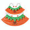 Halloween Pet Cloak, Orange/Black, Reversible, M (Medium Dogs)