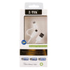 1m MFI 2 in 1 8 pin + Micro USB 2.0 Male to USB Data Sync Charging Cable(White)