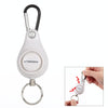 DOBERMAN Key-chain Personal Security Alarm Pull Ring Triggered Anti-attack Safety Emergency Alarm(White)