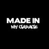 10 PCS MADE IN MY GARAGE Car Styling Stickers Decal Car Body Cool Covers, Size:17.8x5.9cm
