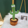 Electric Dancing Cactus Singing Holiday Gift Doll for Children with 120 English Songs